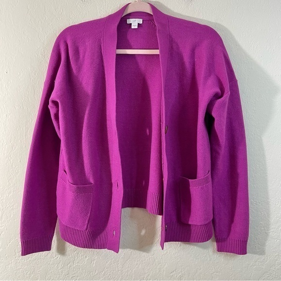 J. Jill Sweaters - J. Jill Cotton Blend Long Sleeve Button Front Sweater Cardigan Small Pockets